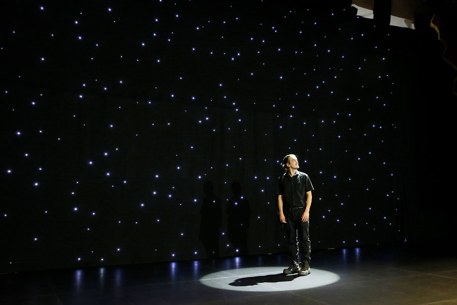 Classic LED Star Cloth (White Stars)